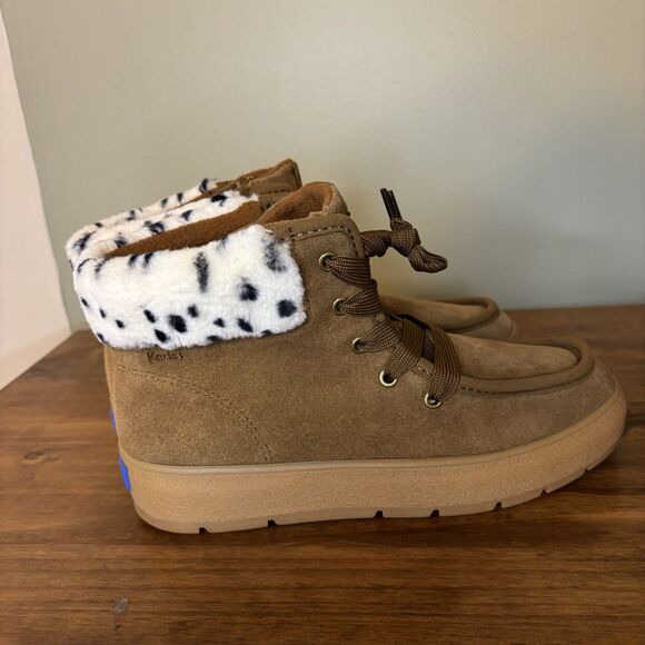 New Keds Explore Bootie Suede Brown 7 Boots - Picture 5 of 8